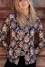 Cino Java Bloom  Satin Blouse