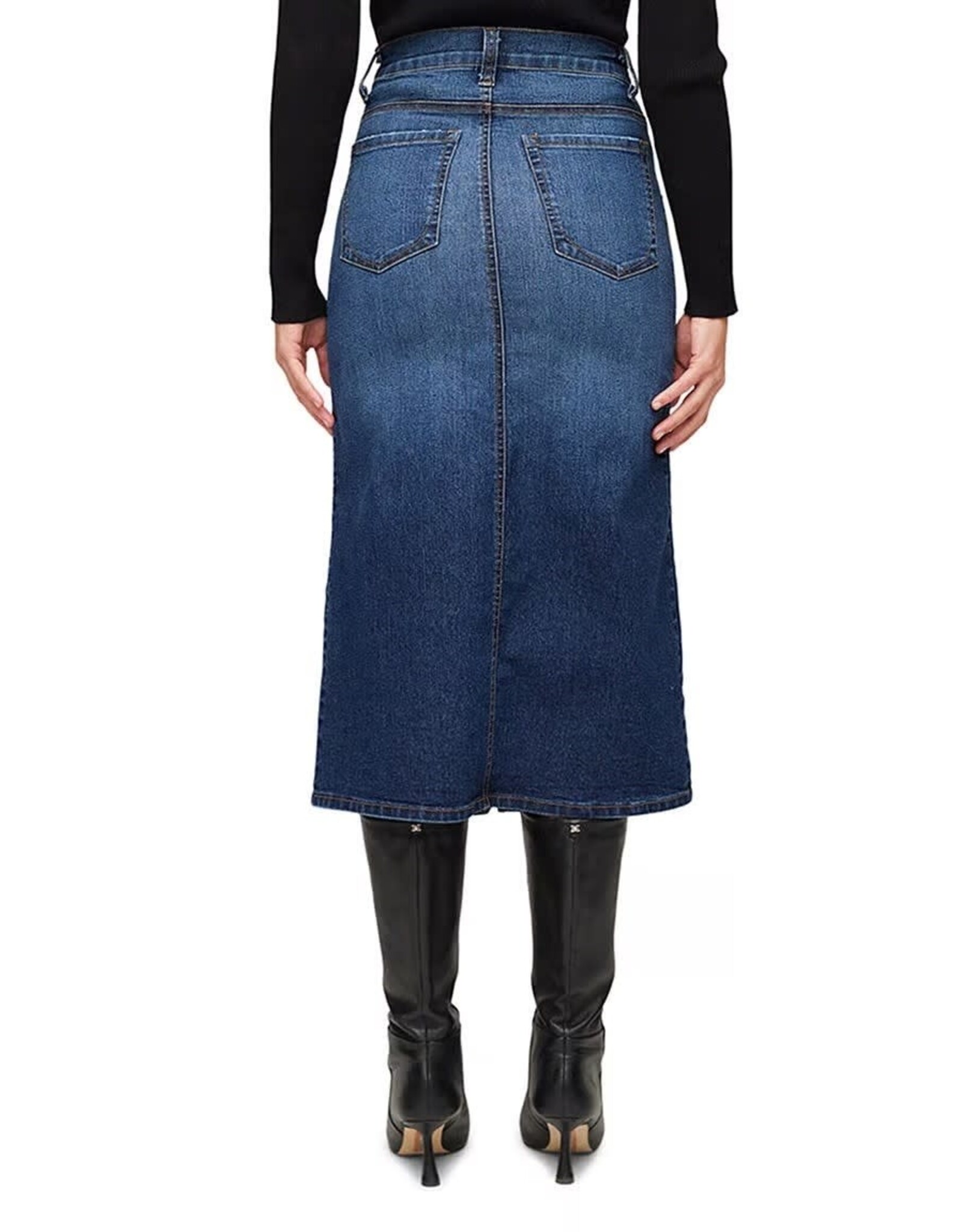 Karen Kane Denim Midi Skirt