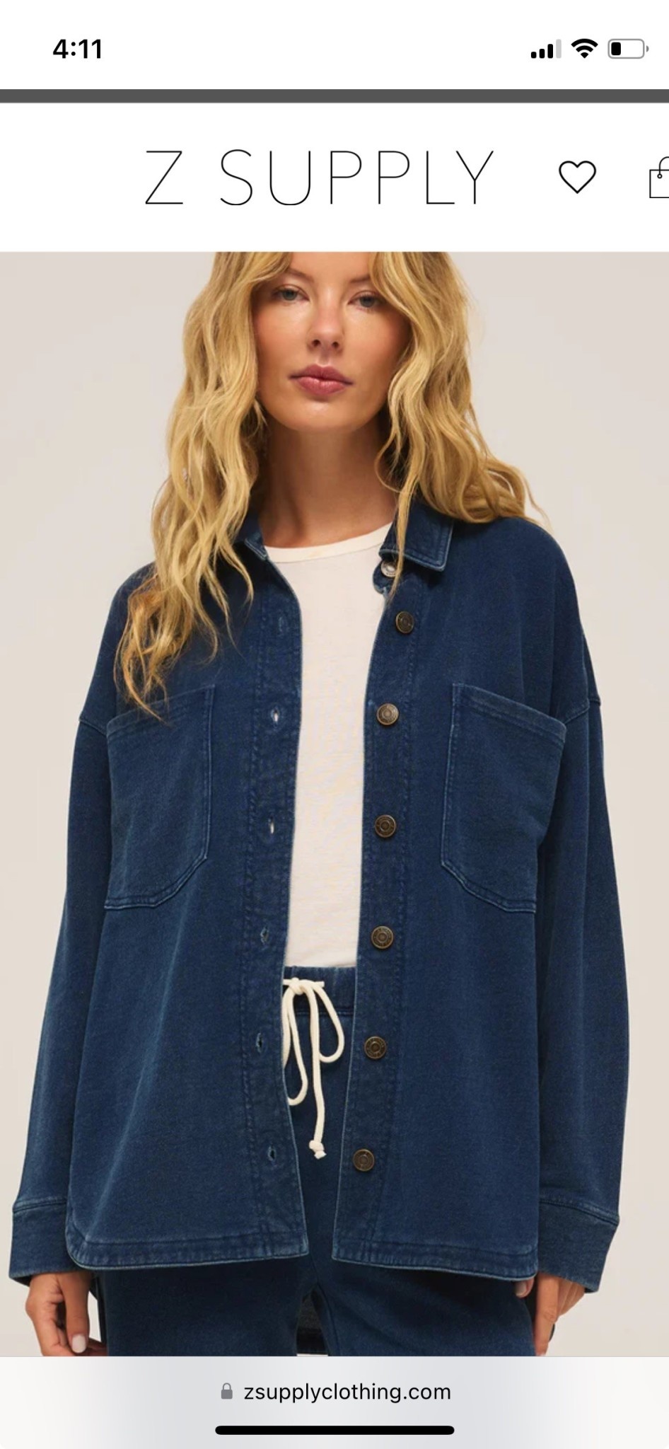 ジャケット・アウター Sefr PALAK DENIM SHIRT INDIGO size:M DV1474-010-a_332cb1b0-fcbf-