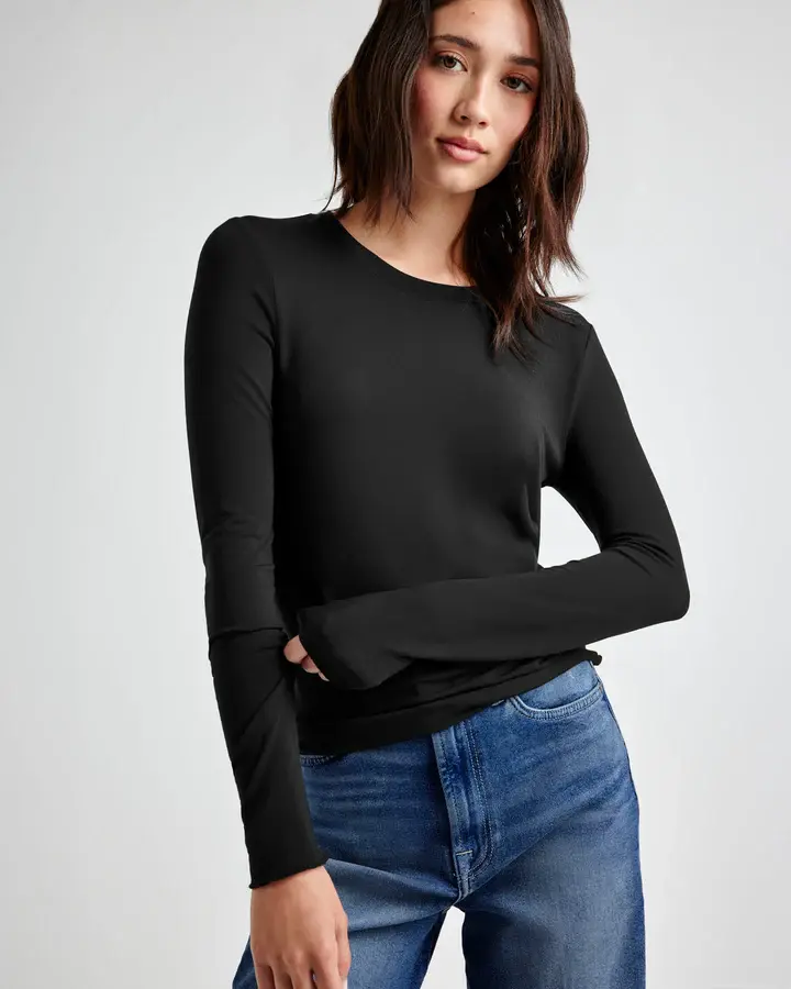Splendid Bamboo Long Sleeve Tee - Lovebird Boutique