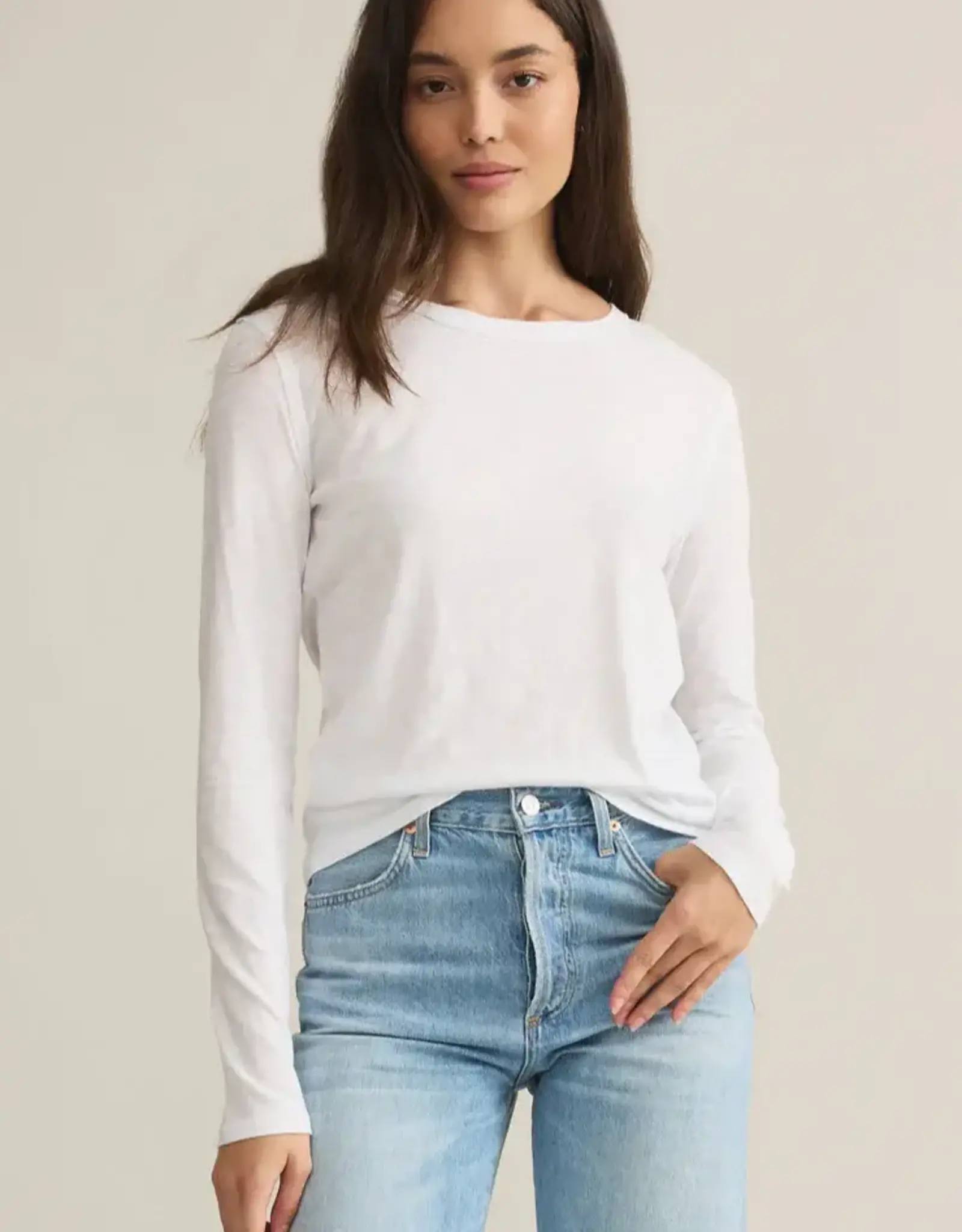 Z Supply Arlet Slub Long Sleeve Top