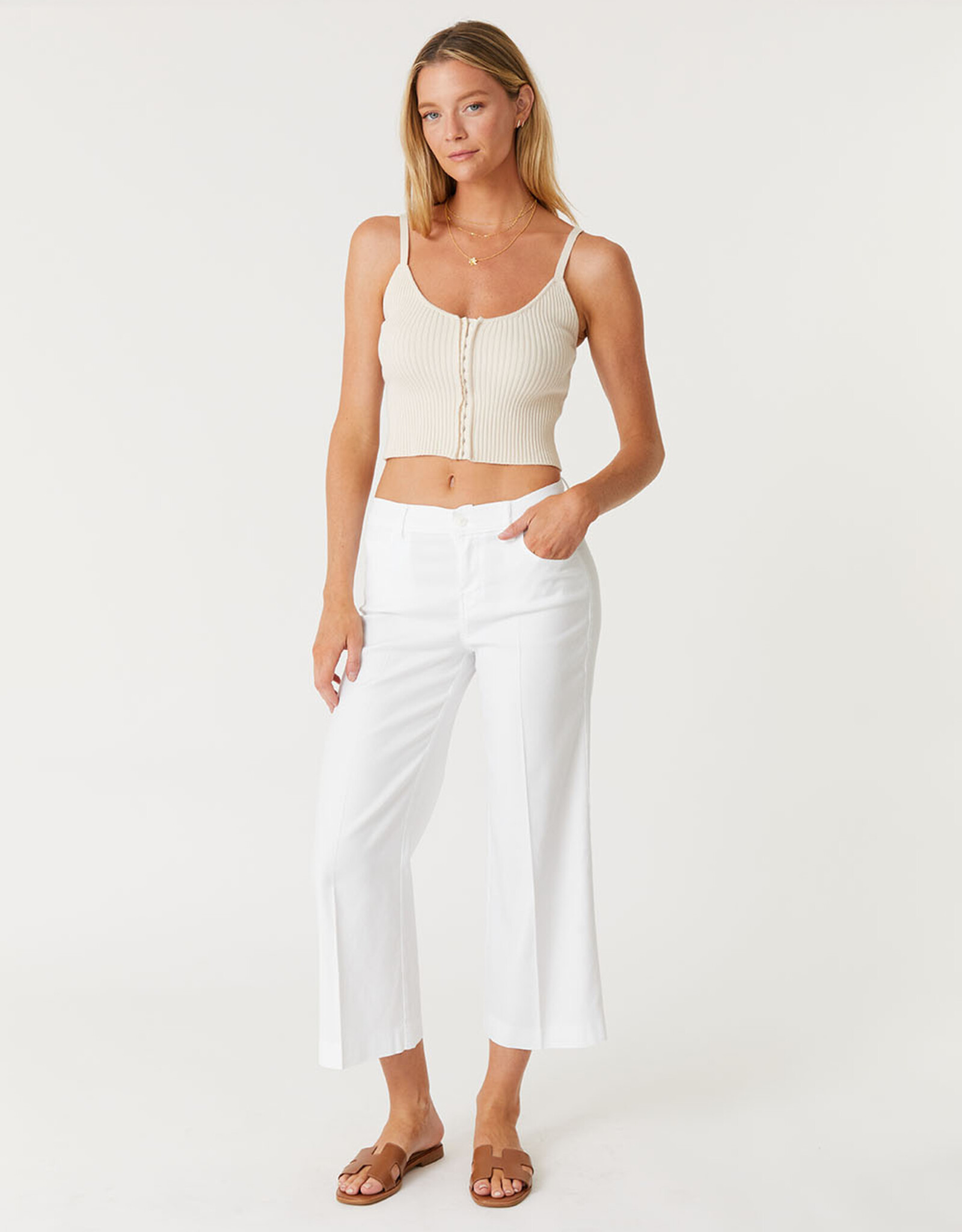 Level 99 Anabelle Cropped Pant Stillwater