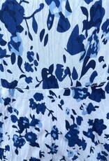 Dress Addict White/Blue Cotton Dress