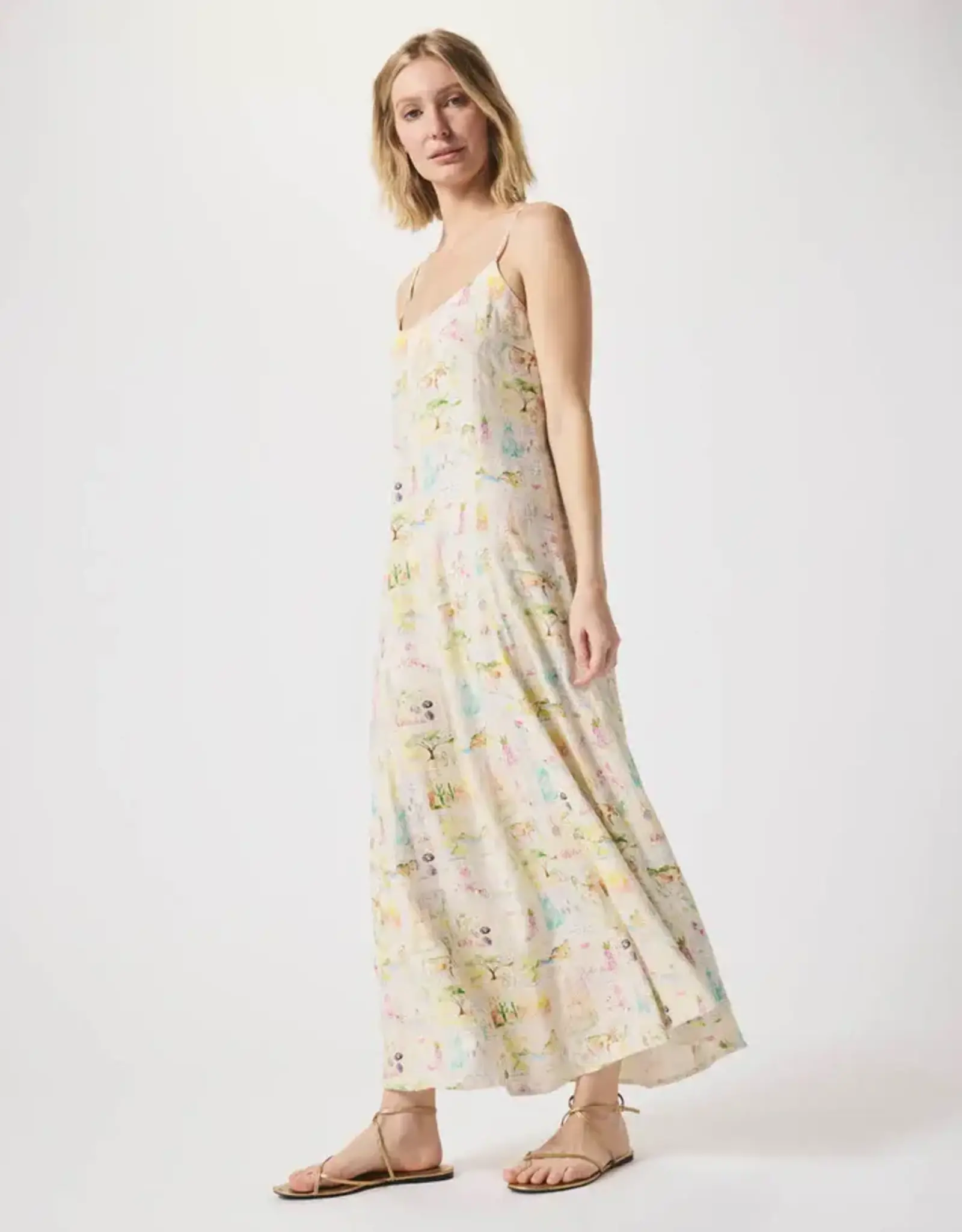 Splendid Coastal Postcard Maxi Dress