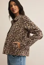 Z Supply  Bel Air Leopard Denim Jacket