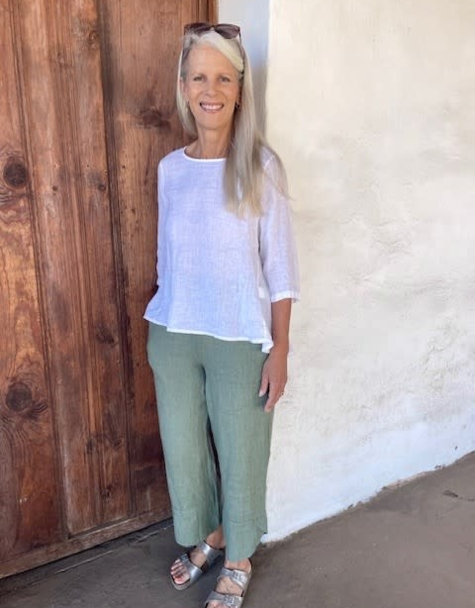 Inizio  Linen Wrap Pant