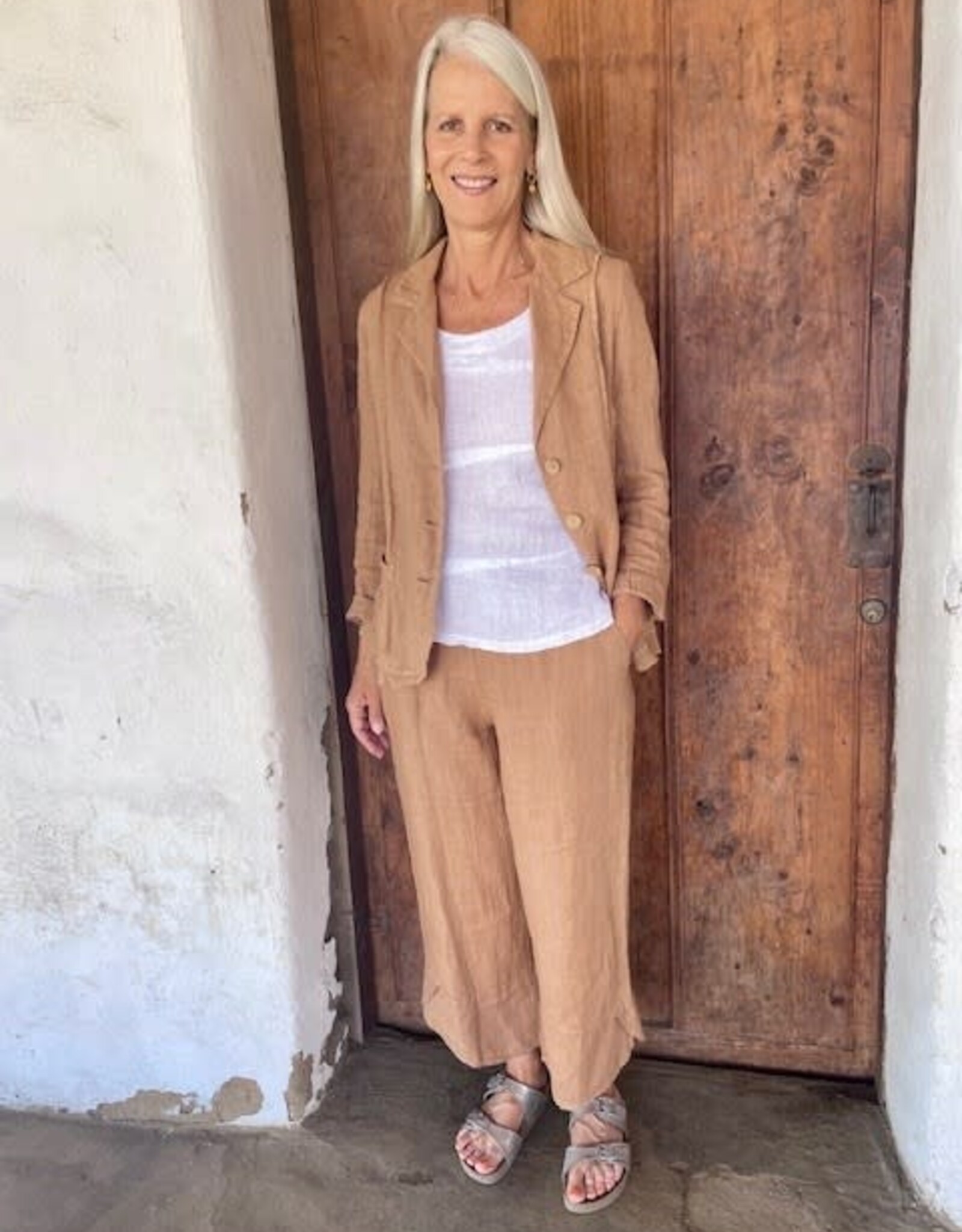 Inizio  Linen Wrap Pant