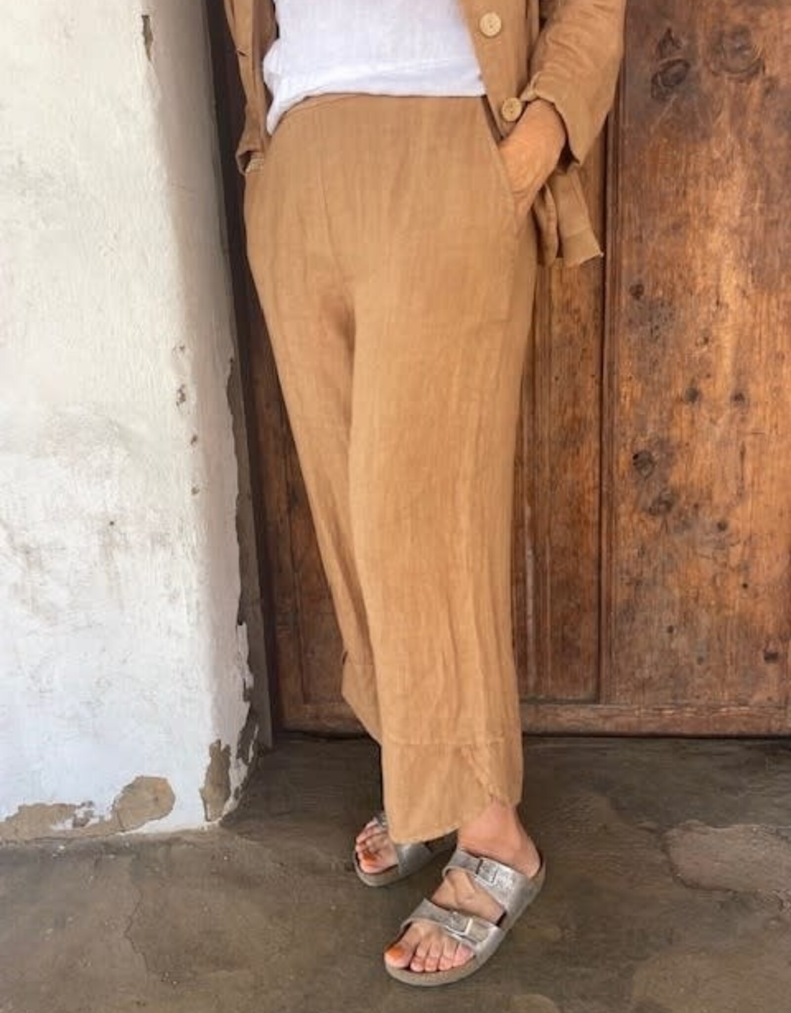 Inizio  Linen Wrap Pant