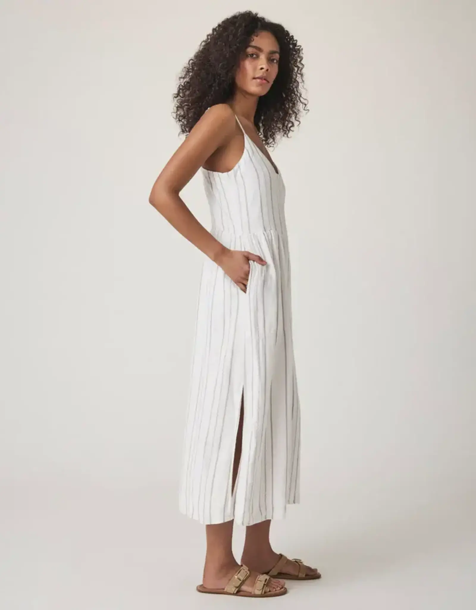 Splendid Gabrielle Button Down Stripe Dress