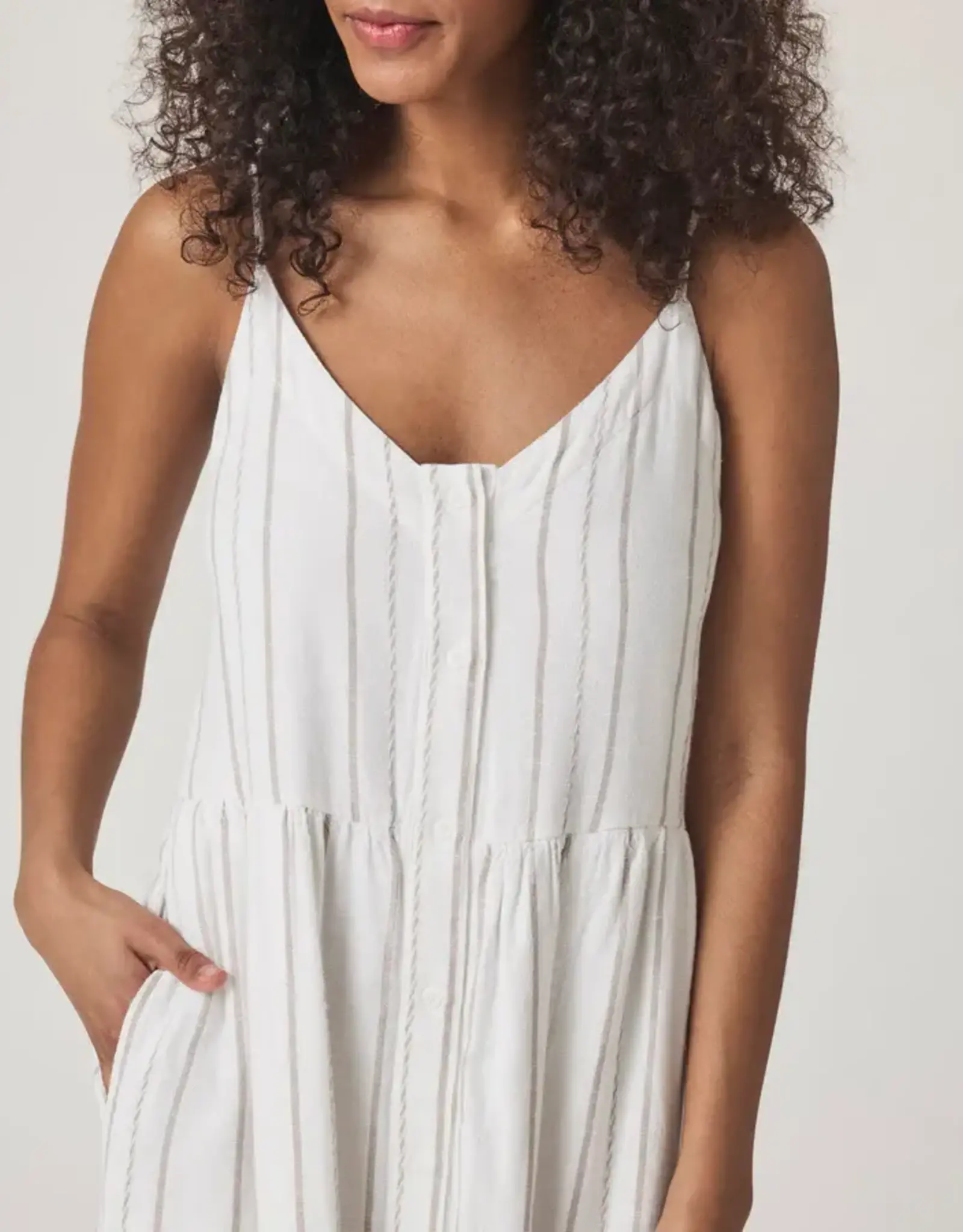 Splendid Gabrielle Button Down Stripe Dress