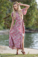 Cienna Cleo Short Sleeve Wrap Dress