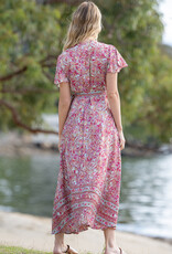 Cienna Cleo Short Sleeve Wrap Dress