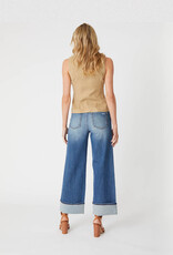 Level 99  Selvedge Wide Leg Cuff Jean