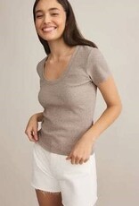 Z Supply Sirena Short Sleeve Rib Tee Z Supply Sirena Short Sleeve Rib Tee