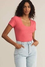 Z Supply Sirena Short Sleeve Rib Tee Z Supply Sirena Short Sleeve Rib Tee