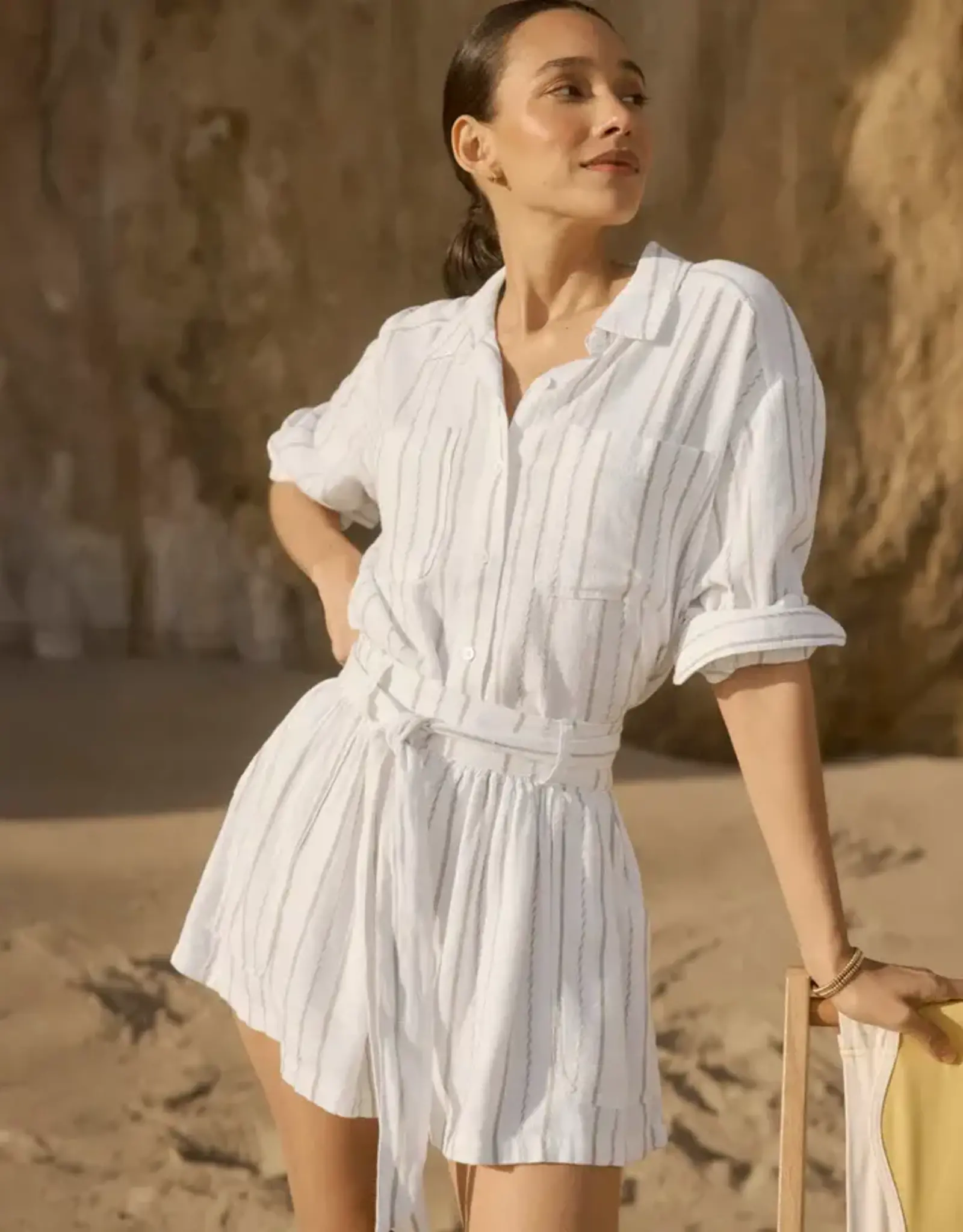 Splendid Gabrielle Button Down Shirt