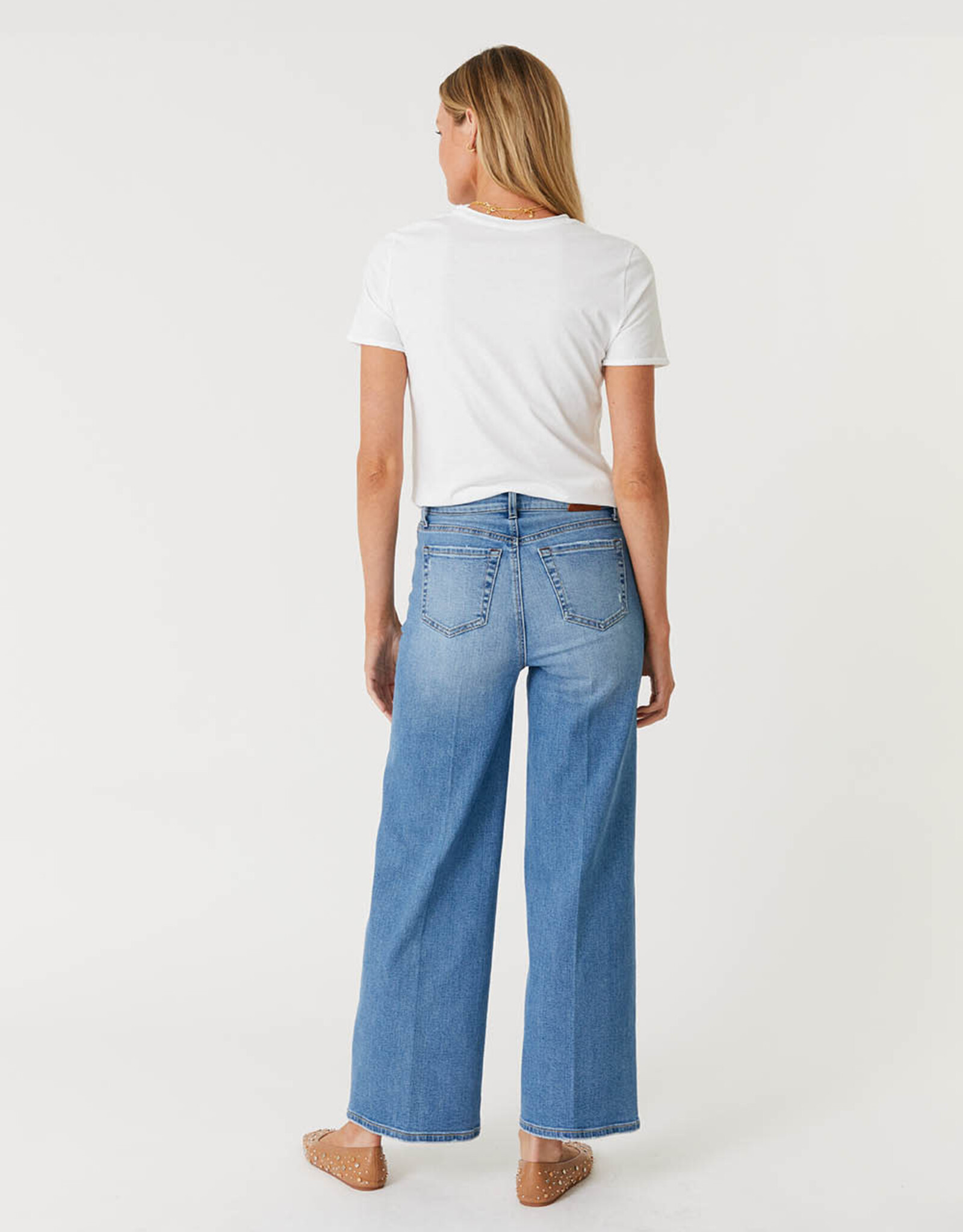 Level 99 Hudson Wide Leg Jean