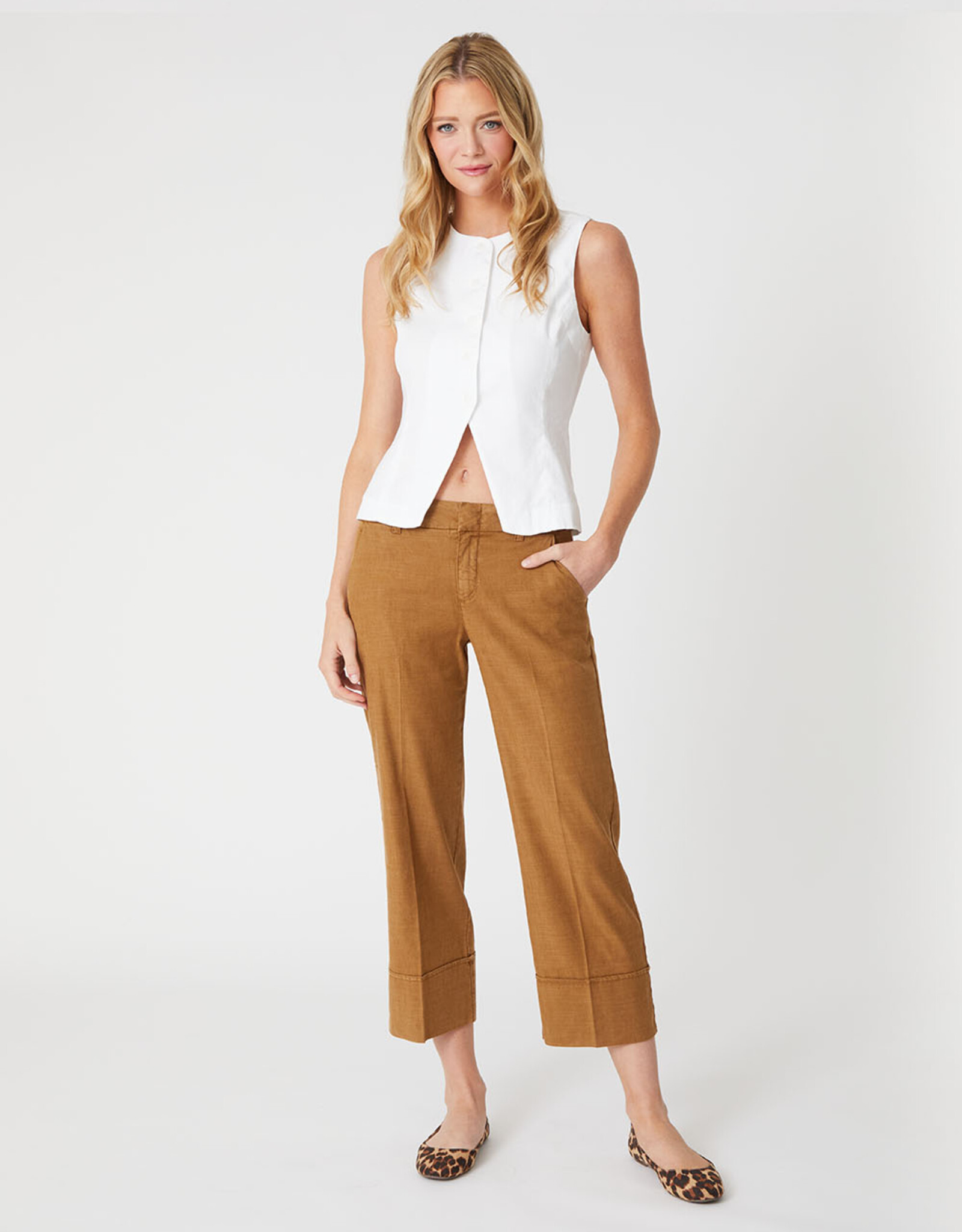 Level 99 Lauren Cuffed Trouser