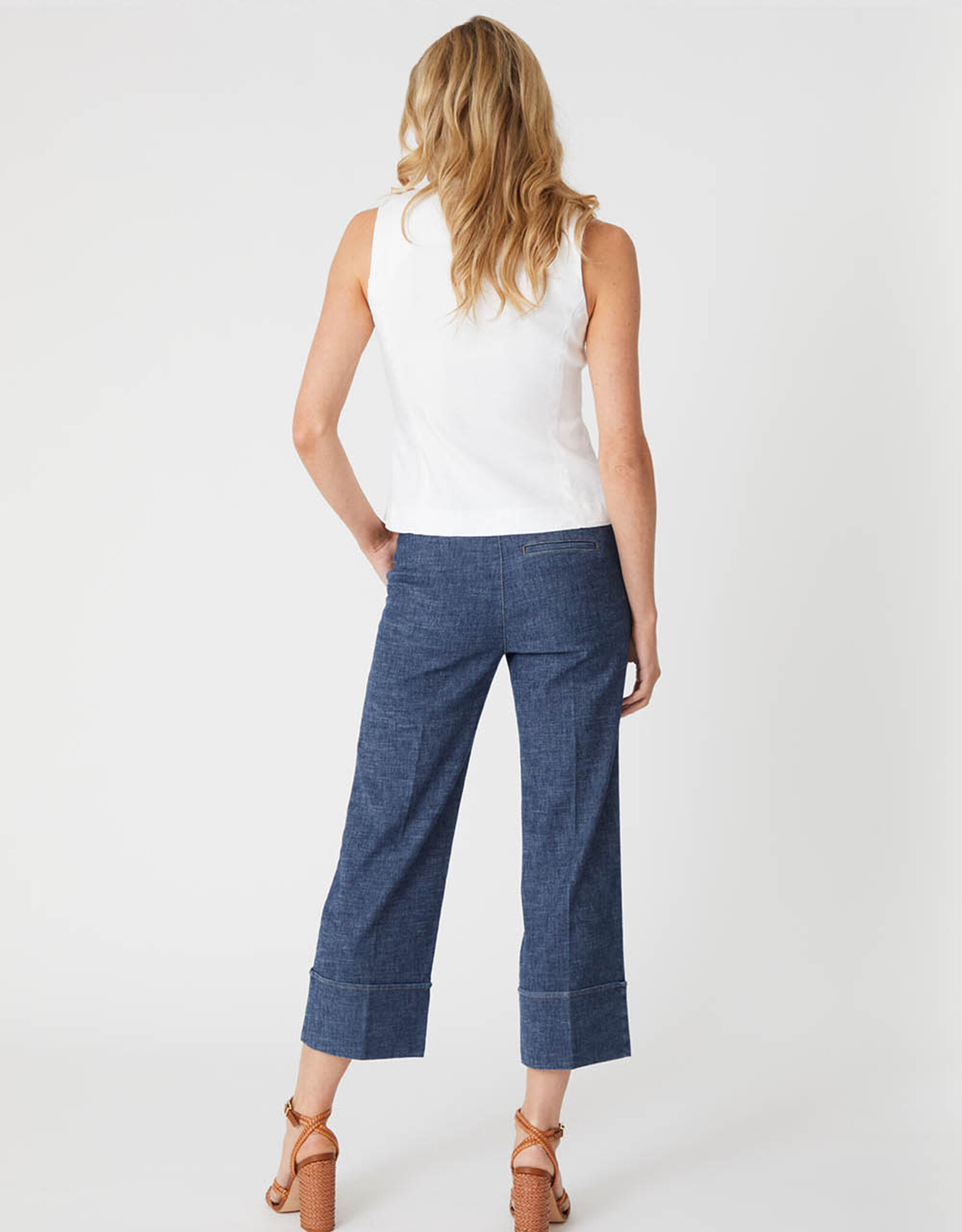 Level 99 Lauren Cuffed Trouser