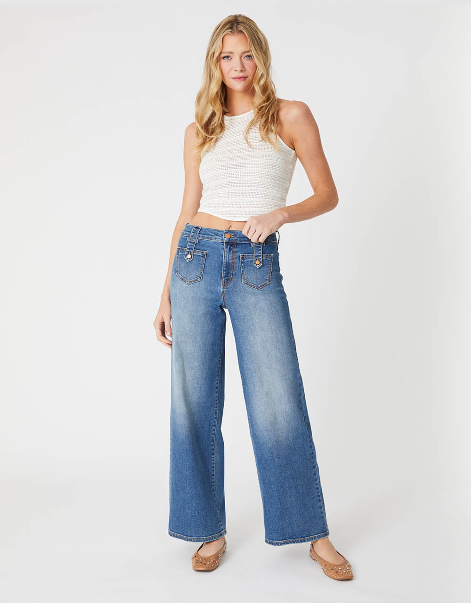 Level 99  Tribecca Sailor Wide Leg