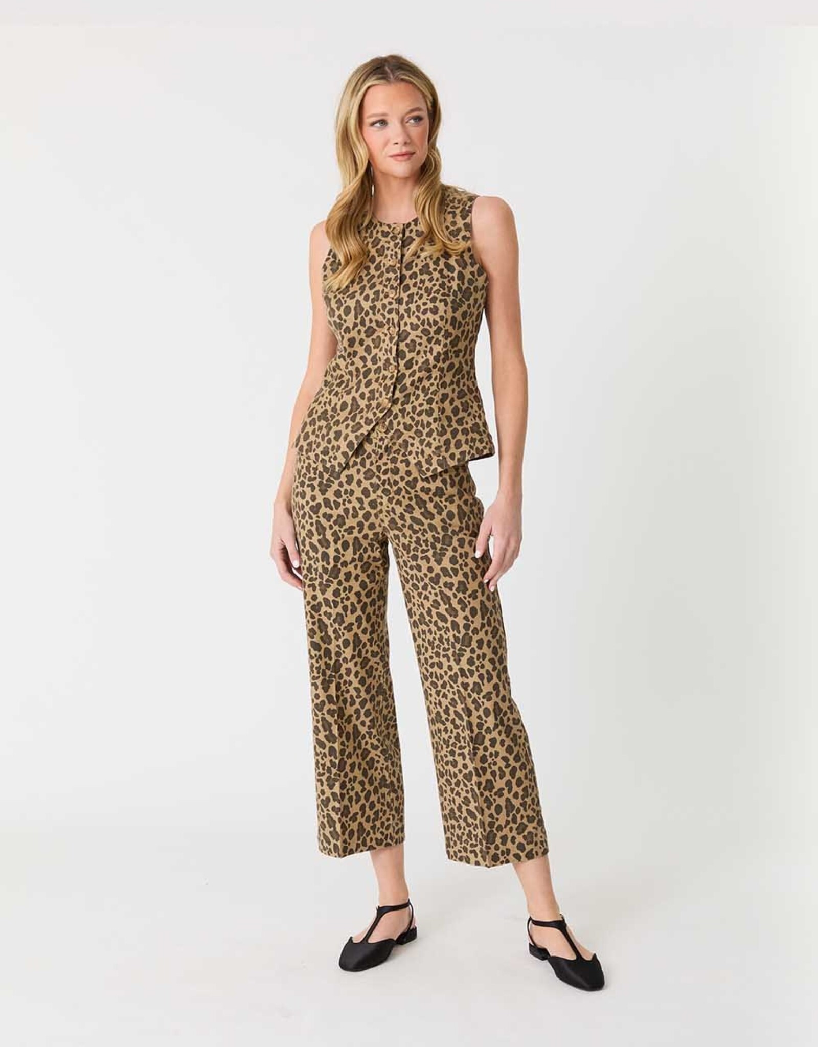 Level 99 Anabelle Wide Leg Crop