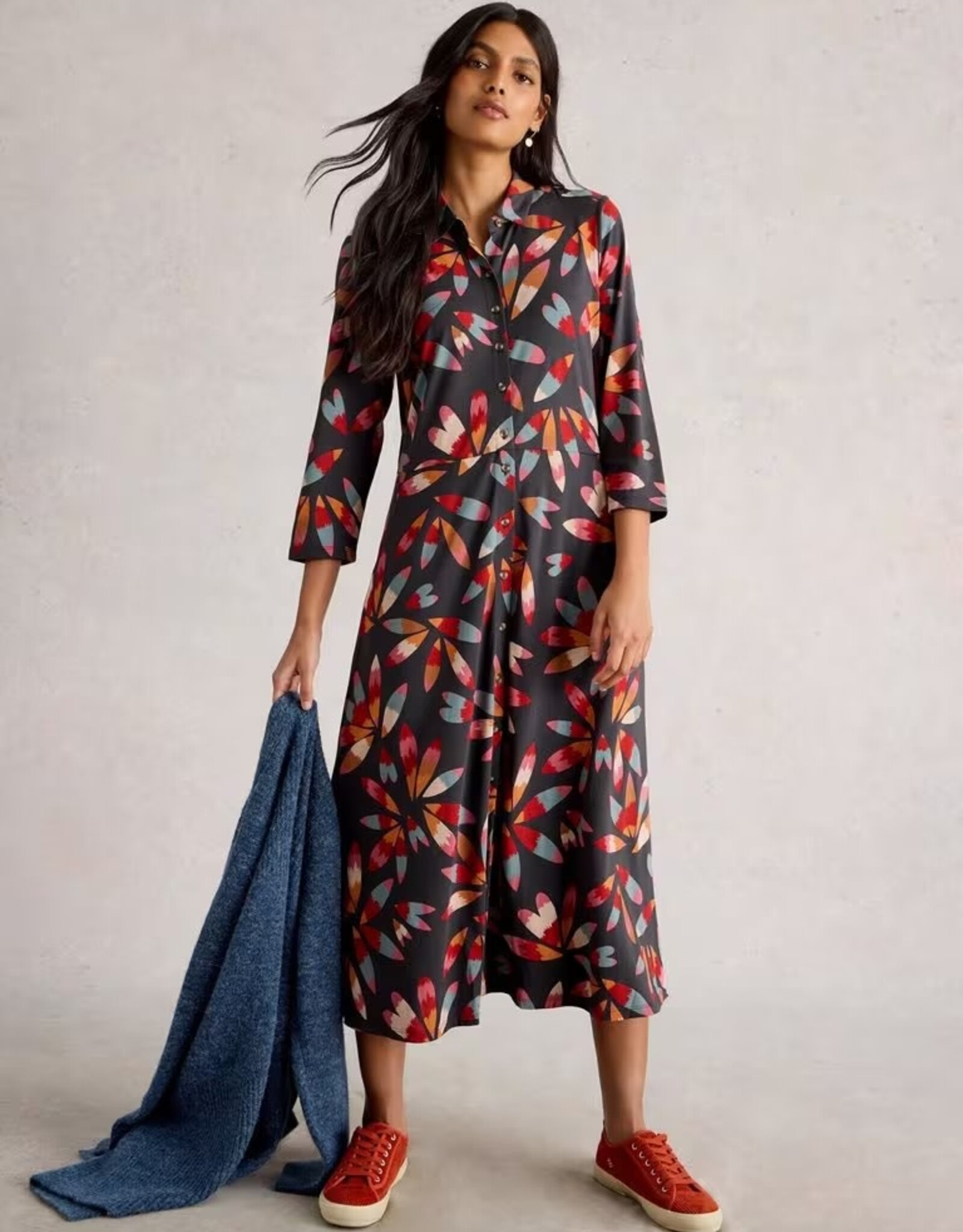 White Stuff  Rua Jersey Shirt Dress