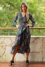 Cienna  Adeline Long Wrap Dress