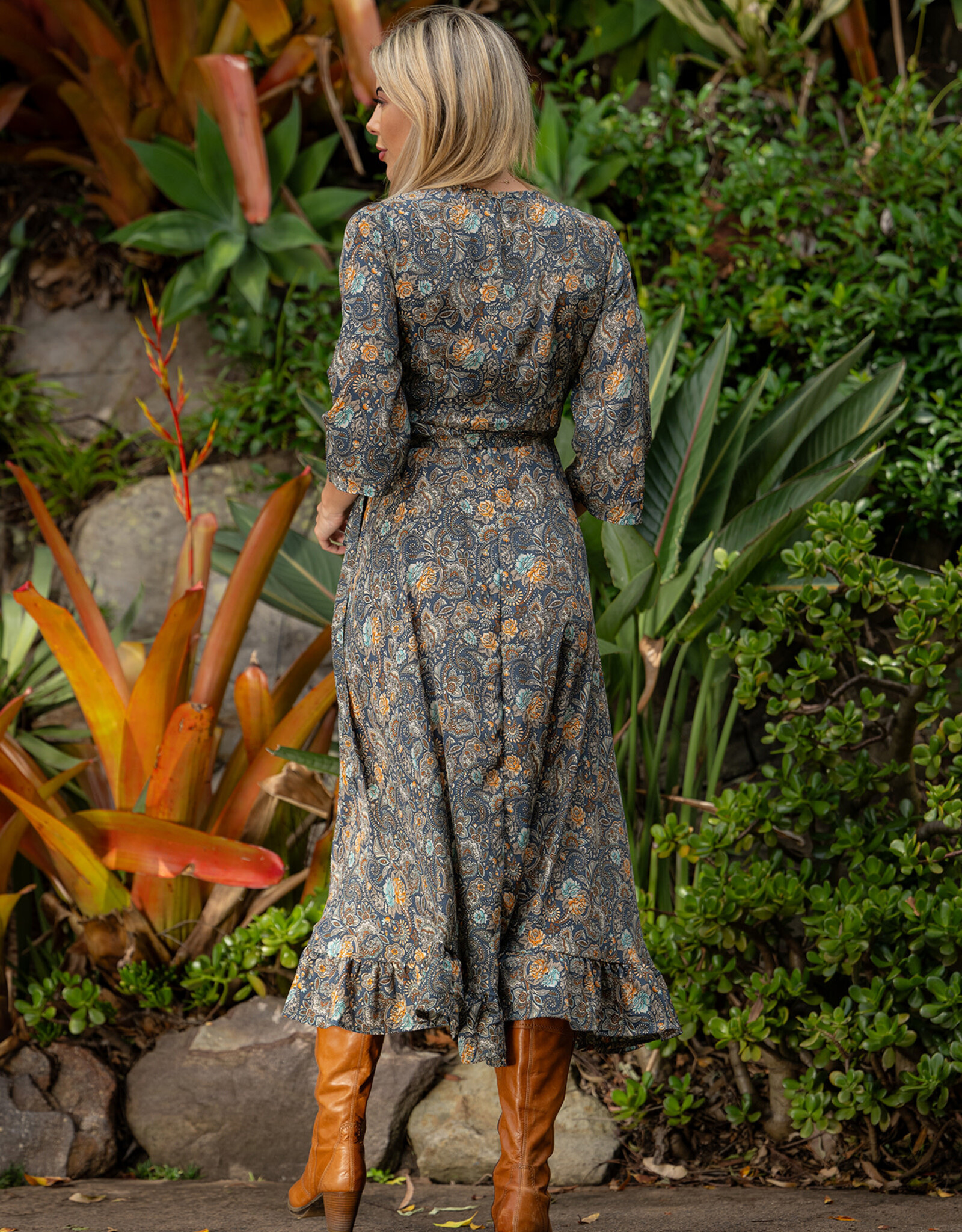 Cienna  Twilight Long Wrap Dress