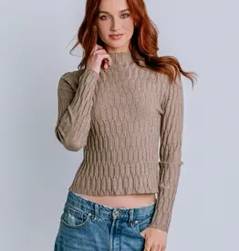 Kerisma Knits Daza Mock Neck Sweater