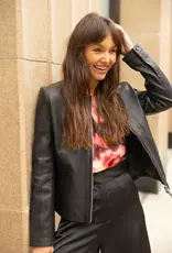 Mauritius  Tjara Double Zip Leather Jacket