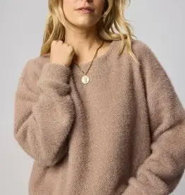 Splendid Fallon Fuzzy Crew Sweater