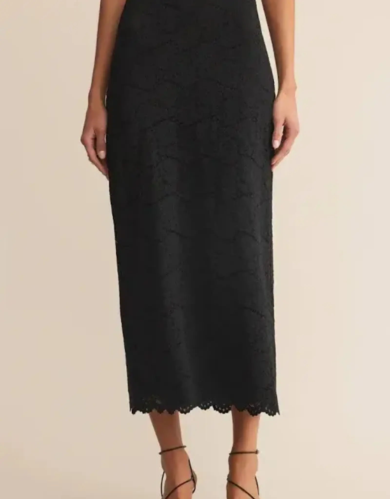 Z Supply Via Lace Midi Skirt