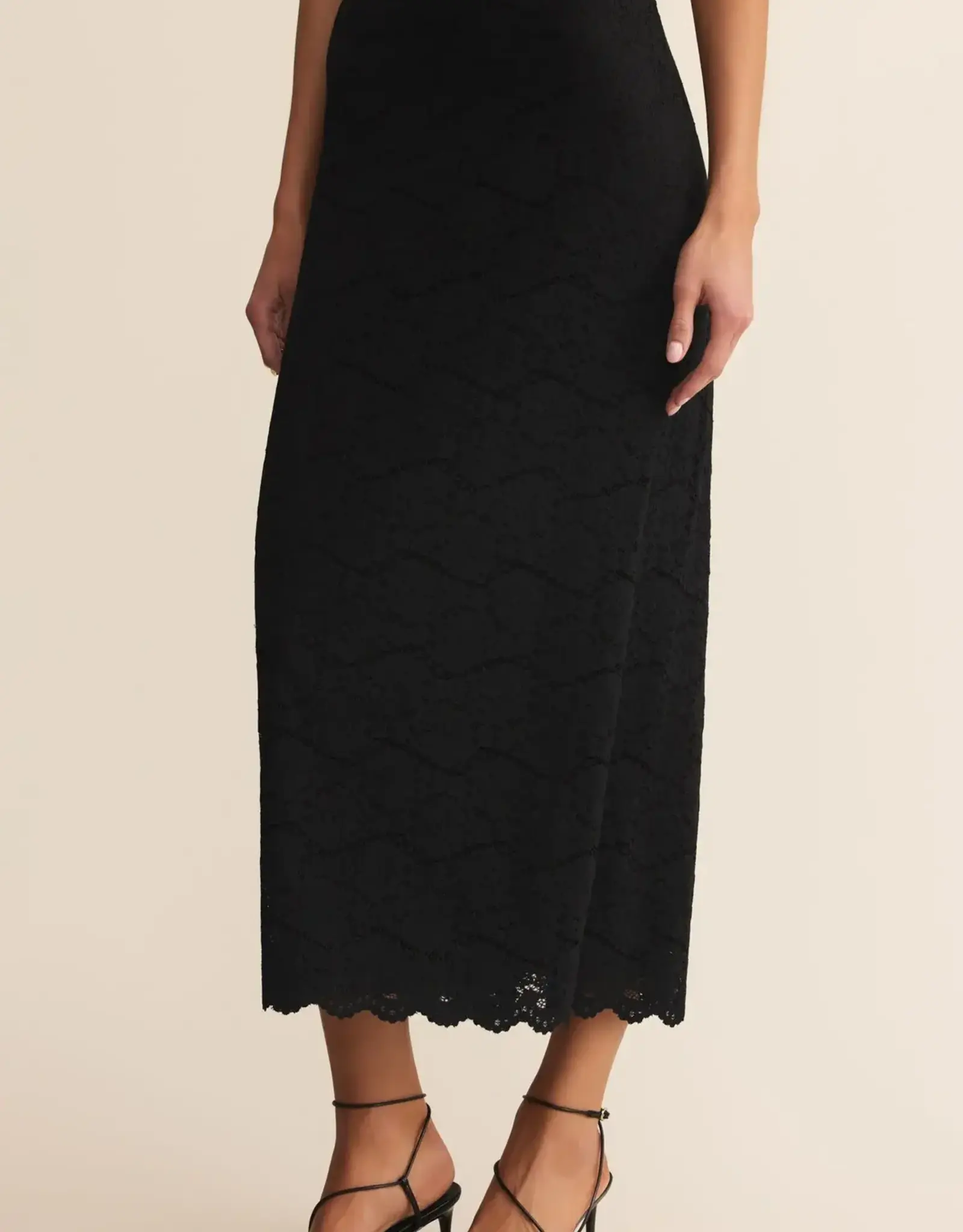 Z Supply Via Lace Midi Skirt