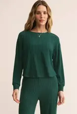 Z Supply Elfie Long Sleeve Rib Top