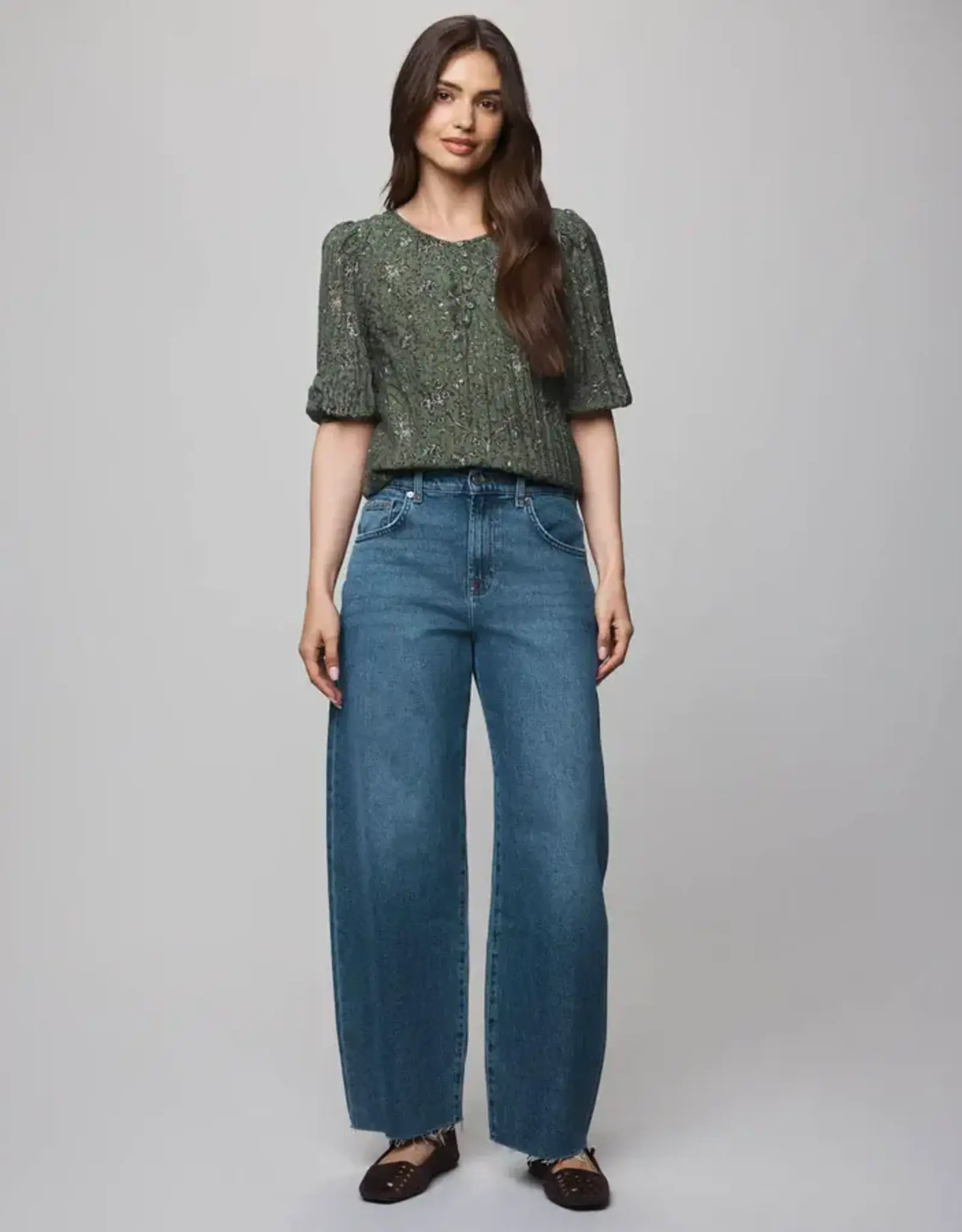 Splendid Versailles Floral Blouse