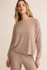 Z Supply Daydream Rib Long Sleeve Top