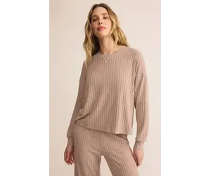 Z Supply Daydream Rib Long Sleeve Top - Lovebird Boutique