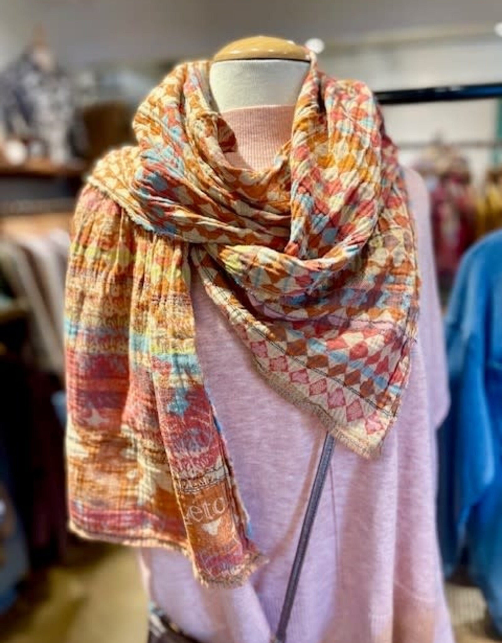 Letol Cotton Jacquard Scarf