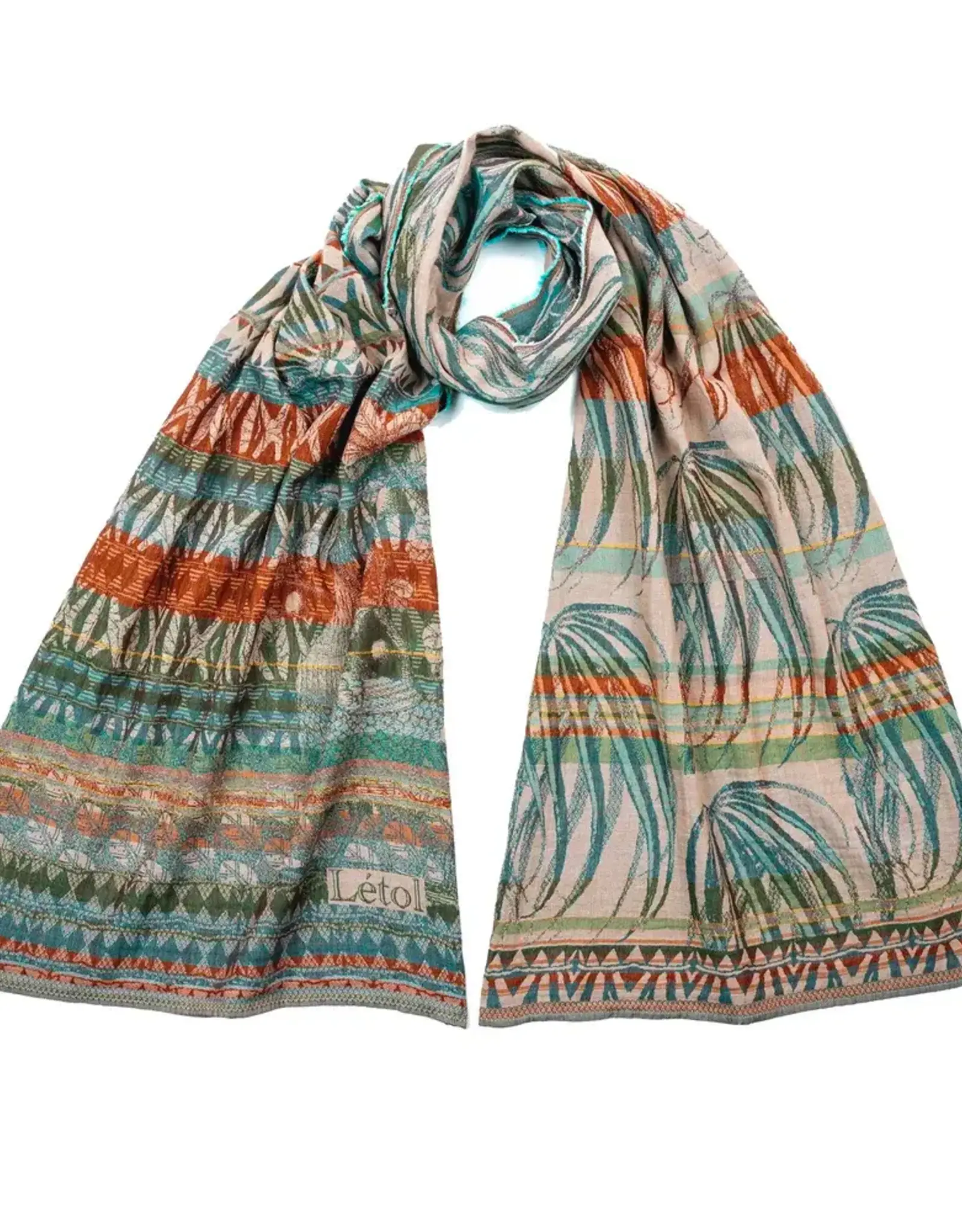 Letol Cotton Jacquard Scarf