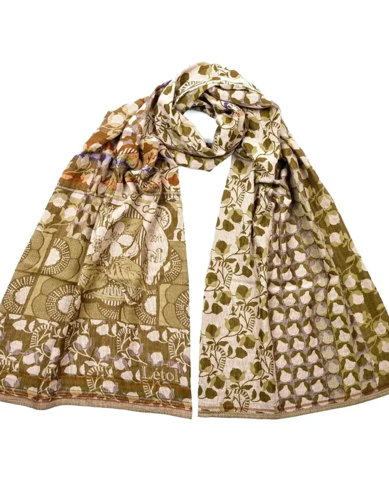 Letol Cotton Jacquard Scarf