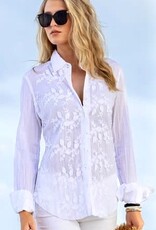 Cino  Etienne Embroidered Cotton Shirt