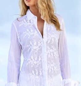 Cino Etienne Embroidered Cotton Shirt