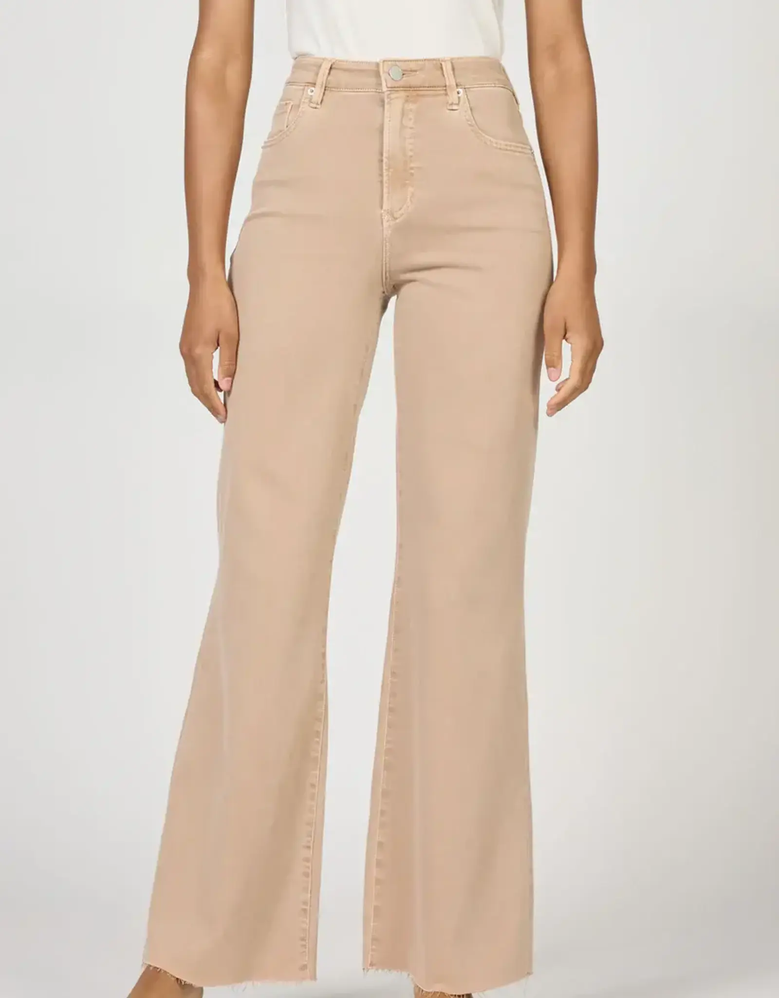 Dear John Fiona Wide Leg Jean Warm Taupe