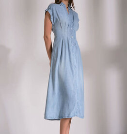Chambray Midi Dress