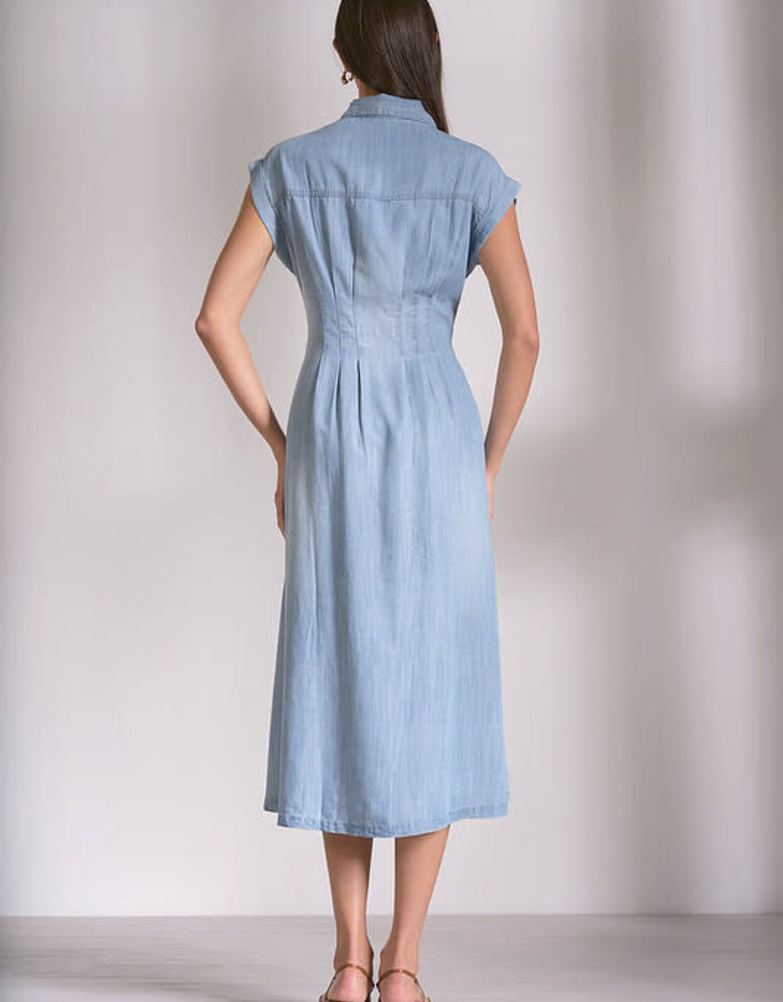 Elan Chambray Midi Dress