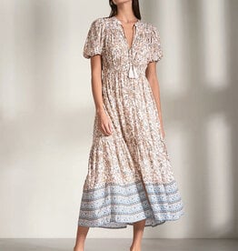 Elan Midi Dress Blue Whimsey