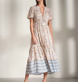 Midi Dress Blue Whimsey