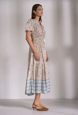 Elan Midi Dress Blue Whimsey