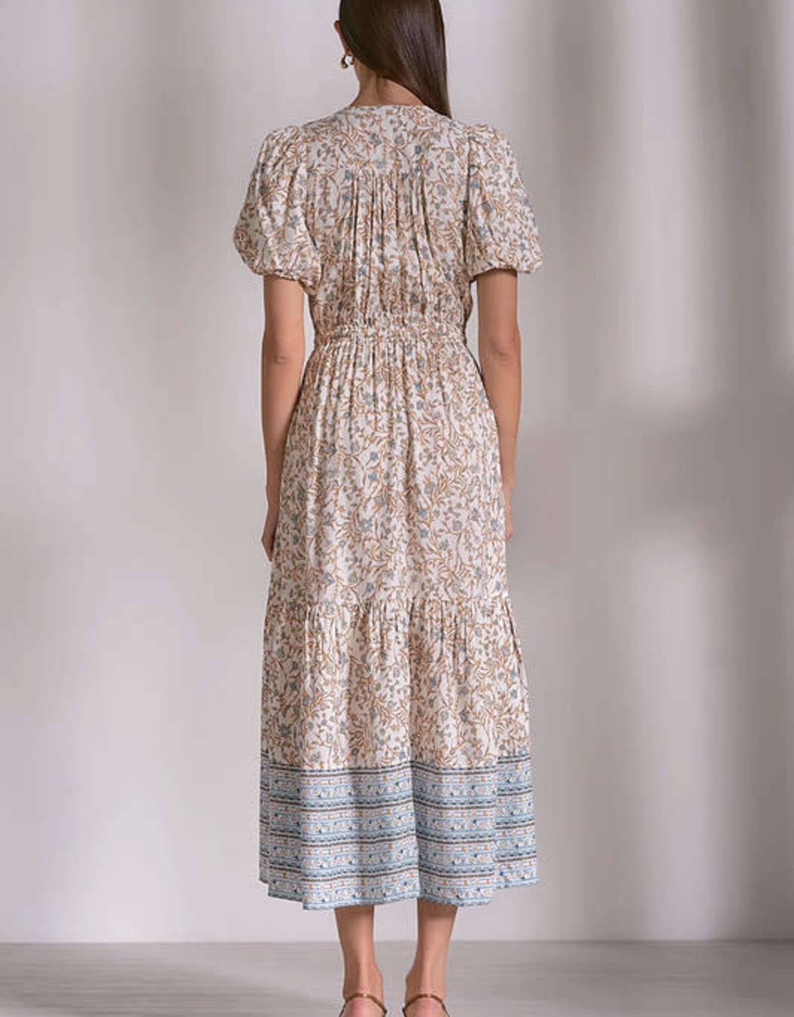 Elan Midi Dress Blue Whimsey