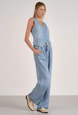 Elan Chambray Button Vest